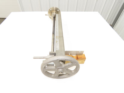 Emco MP-910-2F150-0150 Turbo-Bar Insertion Turbine Flow Meter 2" Flange 22"L