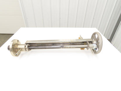 Emco MP-910-2F150-0150 Turbo-Bar Insertion Turbine Flow Meter 2" Flange 22"L