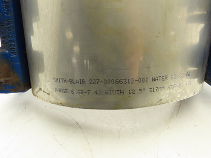 Smith-Blair 227-00066312-001 Full Circle Repair Clamp Water 6.62-7.42"x 12.5" SS