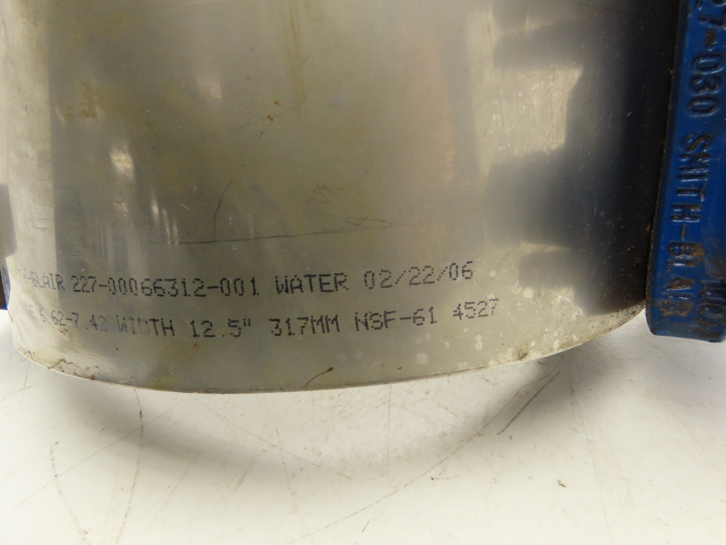 Smith-Blair 227-00066312-001 Full Circle Repair Clamp Water 6.62-7.42"x 12.5" SS