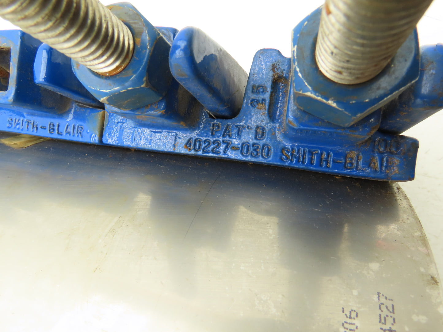 Smith-Blair 227-00066312-001 Full Circle Repair Clamp Water 6.62-7.42"x 12.5" SS