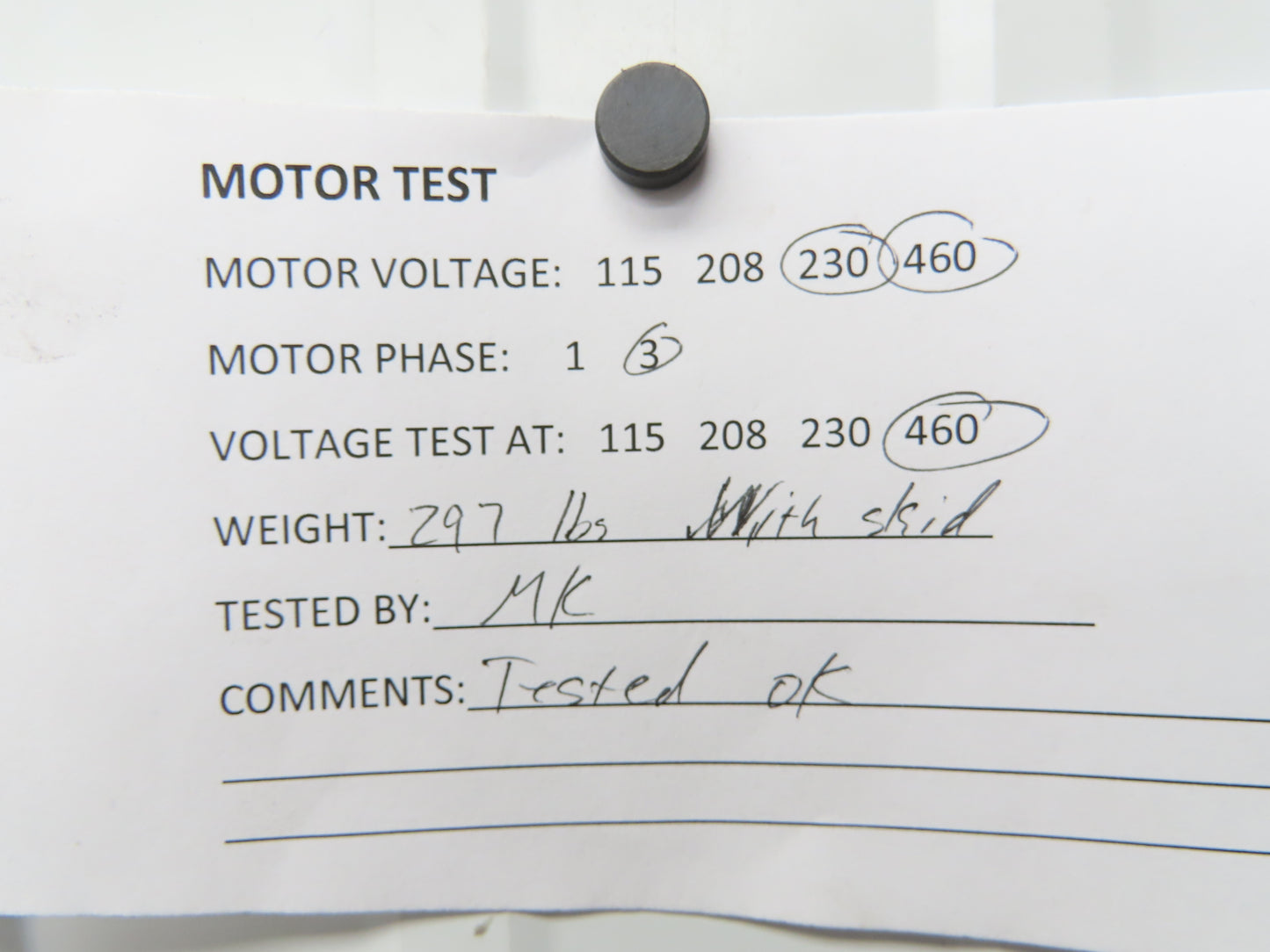 Dayton 3C412 Tubeaxial Fan 30" Belt Drive 3 Hp Motor 208-230/460V
