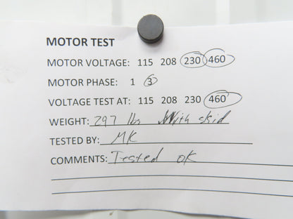 Dayton 3C412 Tubeaxial Fan 30" Belt Drive 3 Hp Motor 208-230/460V
