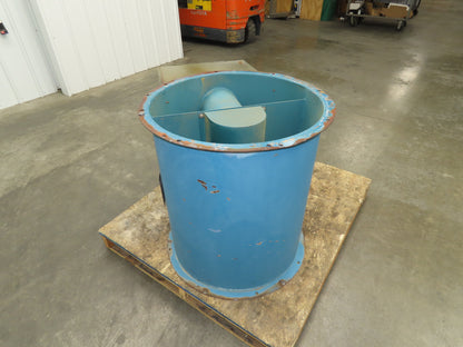 Hartzell 31B-24-900 Tubeaxial Fan 24" Belt Drive 3/4 Hp Motor 208-230/460V