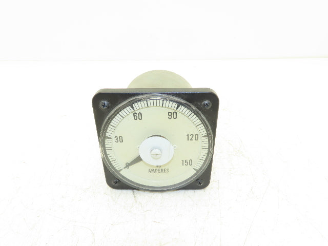 Weschler Instruments 103131LSPZ Ammeter 150A Panel Meter AC Amperes 4"