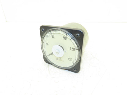 Weschler Instruments 103131LSPZ Ammeter 150A Panel Meter AC Amperes 4"