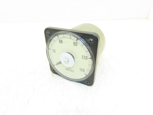 Weschler Instruments 103131LSPZ Ammeter 150A Panel Meter AC Amperes 4"