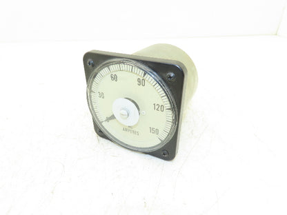 Weschler Instruments 103131LSPZ Ammeter 150A Panel Meter AC Amperes 4"