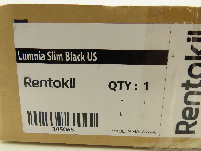 Rentokil 30565 Flying Insect Trap Ultraviolet Pest Control Lumina Slim Black