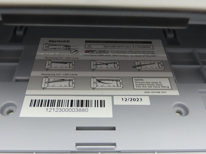 Rentokil 30565 Flying Insect Trap Ultraviolet Pest Control Lumina Slim Black