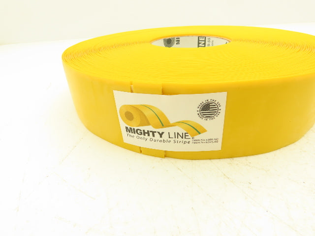 Uline S-19801Y Mighty Line Deluxe Safety Tape 2"x 100' Yellow