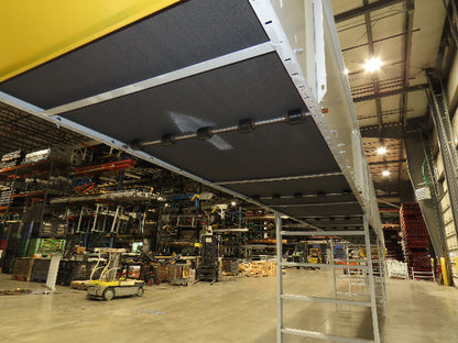 Hytrol BPC 43"x 65' Slider Bed Conveyor 41" Belt 7.5Hp 3PH Center Drive 170fpm