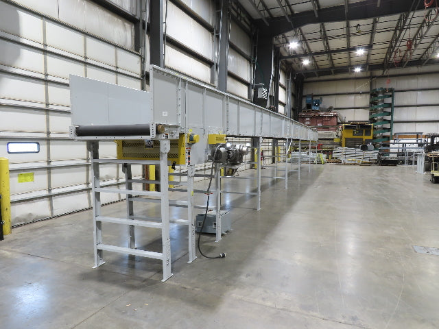 Hytrol BPC 43"x 65' Slider Bed Conveyor 41" Belt 7.5Hp 3PH Center Drive 170fpm