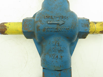 ITT T4106 Skotch Trifecta Solenoid Burner Shut-off Valve 120V Coil 50PSI NC