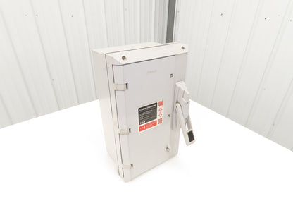 Eaton Cutler Hammer DH361FCK Fusible Disconnect Switch Non-Metallic 30A 600V 3P