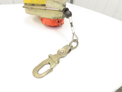 Dynescape 506262 Automatic Retractable Descender 95' Cable Lifeline 300Lb