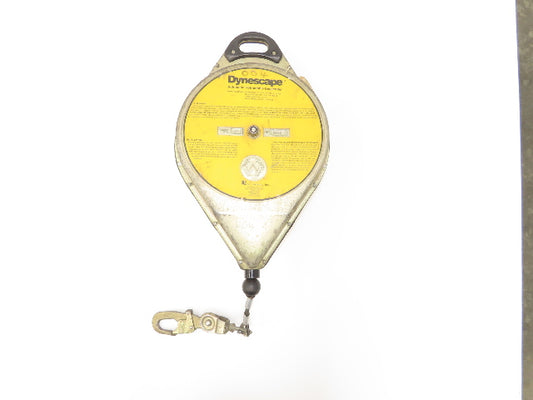 Dynescape 506262 Automatic Retractable Descender 95' Cable Lifeline 300Lb