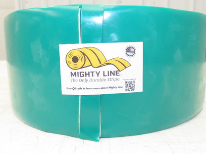 Uline S-19125G Mighty Line Deluxe Safety Tape 4"x 100' Green