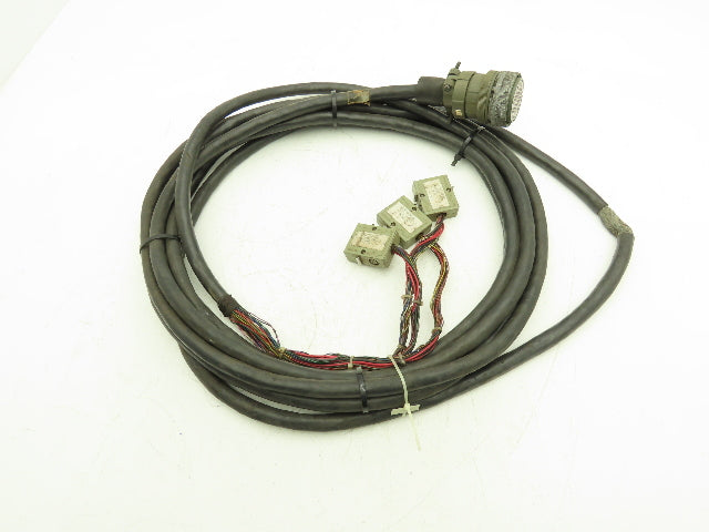 Fanuc JAE CA3106B32A10S 2 Flexible Robot Cable Cordset  48-Conductor 25'