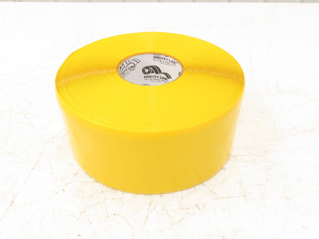 Uline S-19125Y Mighty Line Deluxe Safety Tape 4"x 100' Yellow