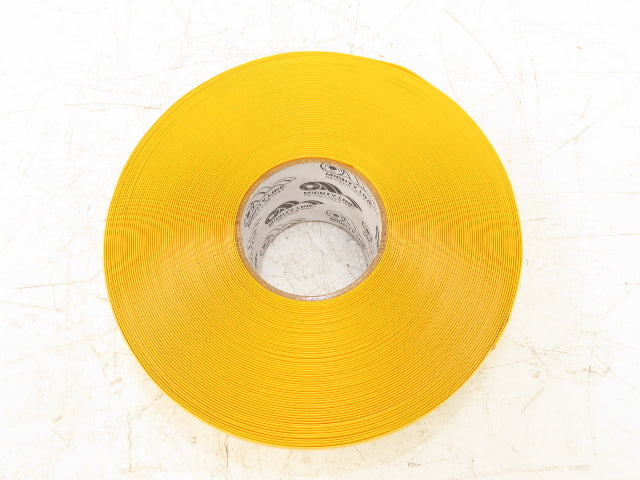 Uline S-19125Y Mighty Line Deluxe Safety Tape 4"x 100' Yellow