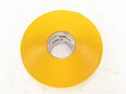 Uline S-19125Y Mighty Line Deluxe Safety Tape 4"x 100' Yellow