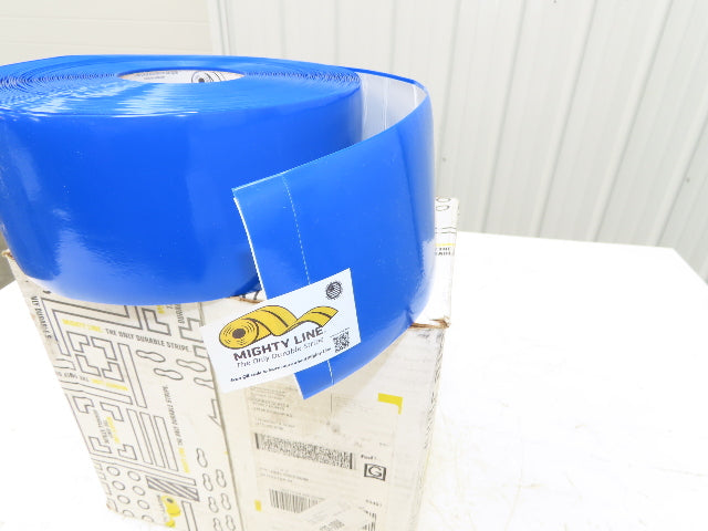 Uline S-19125BLU Mighty Line Deluxe Safety Tape 4"x 100' Blue