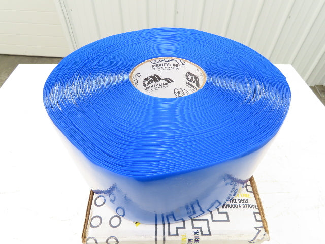 Uline S-19125BLU Mighty Line Deluxe Safety Tape 4"x 100' Blue