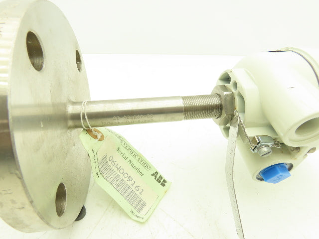 ABB V10405-P13550FL1USUXXXX04 Temp Sensor 2"Flanged 14.5" Probe TE/TW/TT-201-08B