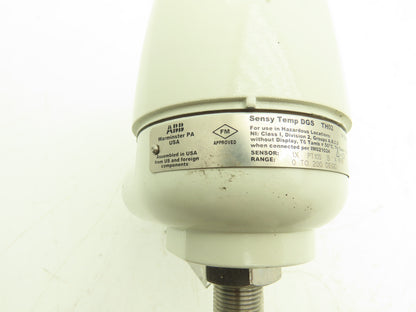 ABB V10405-P13550FL1USUXXXX04 Temp Sensor 2"Flanged 14.5" Probe TE/TW/TT-201-08B