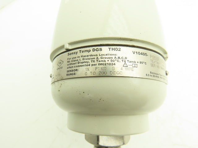 ABB V10405-P13550FL1USUXXXX04 Temp Sensor 2"Flanged 14.5" Probe TE/TW/TT-201-08B