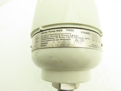 ABB V10405-P13550FL1USUXXXX04 Temp Sensor 2"Flanged 14.5" Probe TE/TW/TT-201-08B