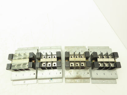 Fanuc Fuji A05B-2408-C092 Circuit Breaker Terminal Block 3-Pole AYBS043 Lot of 4