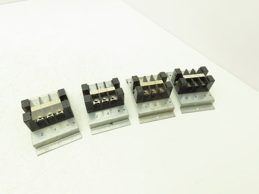 Fanuc Fuji A05B-2408-C092 Circuit Breaker Terminal Block 3-Pole AYBS043 Lot of 4