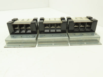 Fanuc Fuji A05B-2408-C092 Circuit Breaker Terminal Block 3-Pole AYBS043 Lot of 3
