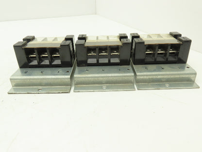 Fanuc Fuji A05B-2408-C092 Circuit Breaker Terminal Block 3-Pole AYBS043 Lot of 3
