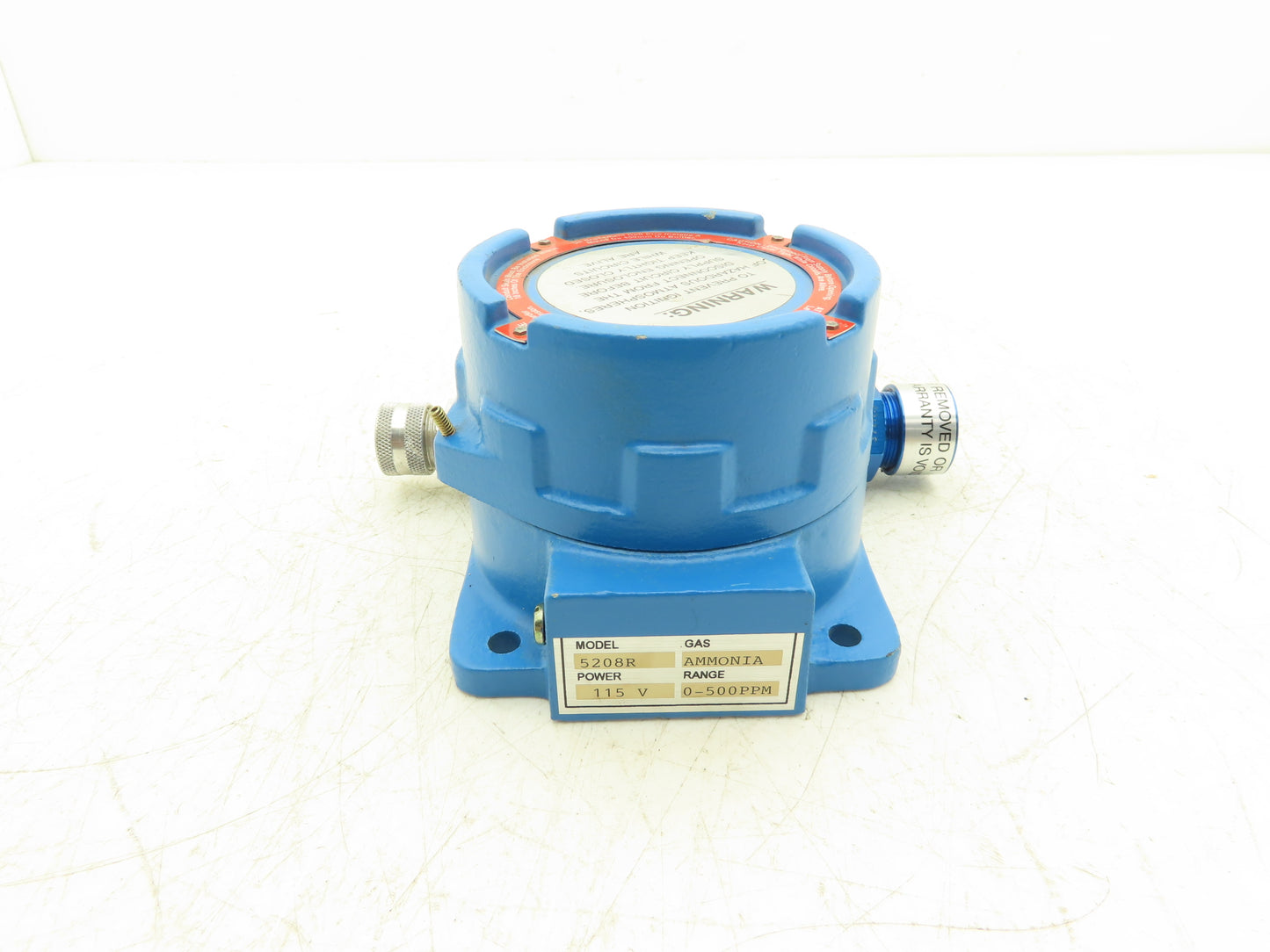 Adalet 5208R Ammonia Gas Detector Transmitter Explosion Proof 0-500ppm 115V