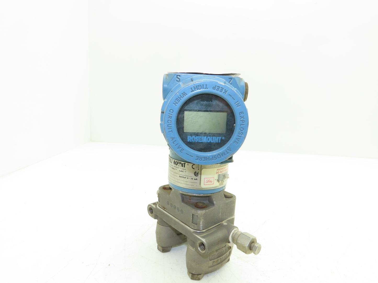 Rosemount 3051CD3A22A1AB4E5 Pressure Transmitter Display 3626 PSI 1000" H2O