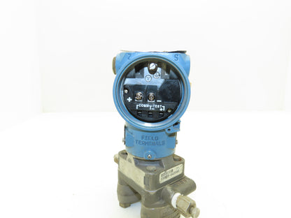 Rosemount 3051CD3A22A1AB4E5 Pressure Transmitter Display 3626 PSI 1000" H2O