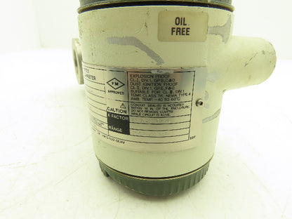 Yokogawa YF104-AAUB1A-S3S3*E Yewflo Vortex Flowmeter 71 P/Gal 24VDC 1.5" Haz Loc