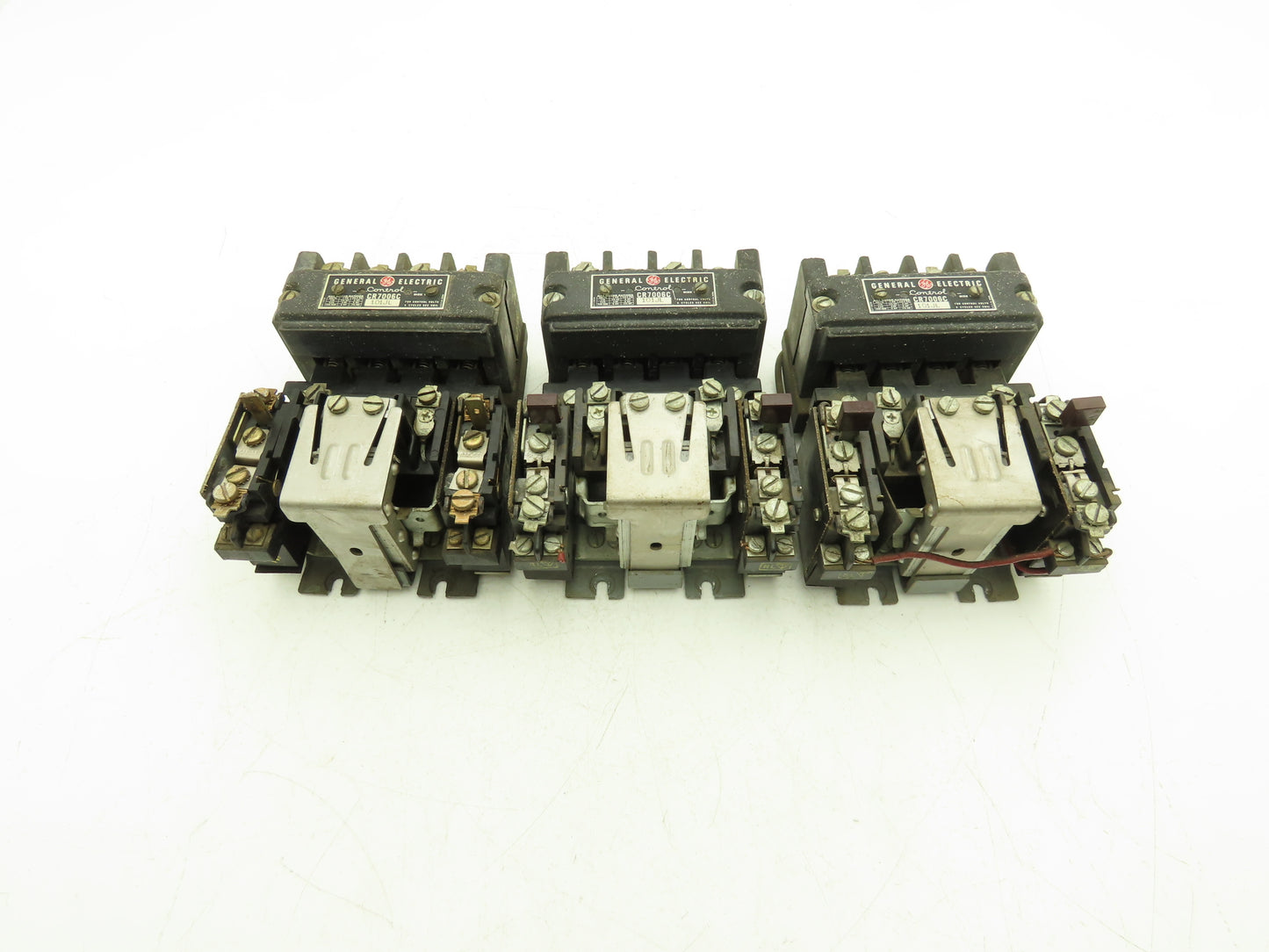 General Electric 101JL AC Motor Starter 7.5Hp 600VAC 3Ph 110V Coil Lot of 3