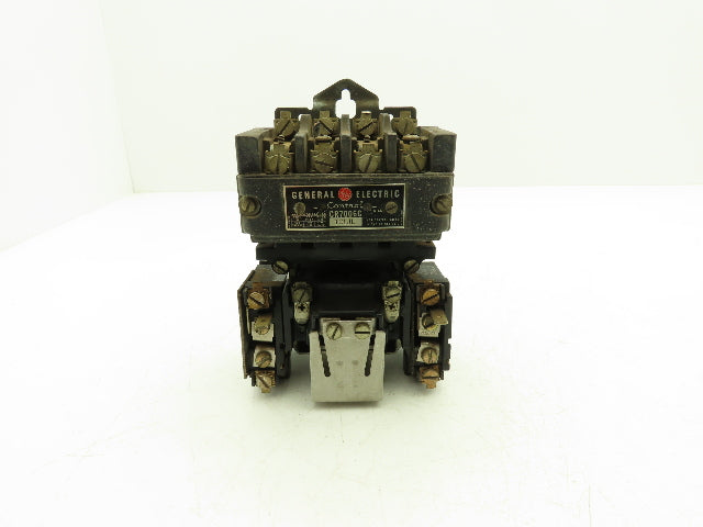 General Electric 101JL AC Motor Starter 7.5Hp 600VAC 3Ph 110V Coil Lot of 3