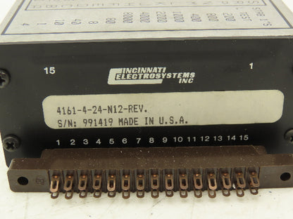 Cincinnati 4161-4-24-N12-REV 4-Digit LED Panel Display 24VDC