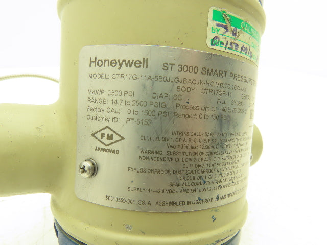 Honeywell ST3000 Smart Pressure Transmitter 2500PSI