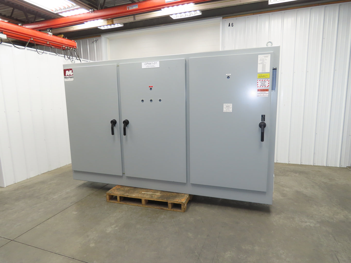 Hoffman A72XM3EW18FTCLP Free Standing Electrical Enclosure 3 Door 72x119x18"