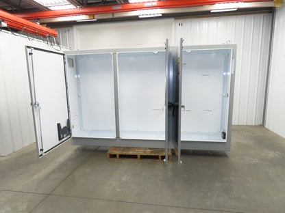 Hoffman A72XM3EW18FTCLP Free Standing Electrical Enclosure 3 Door 72x119x18"