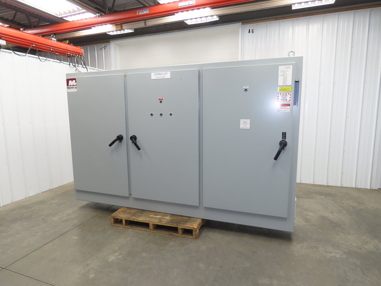 Hoffman A72XM3EW18FTCLP Free Standing Electrical Enclosure 3 Door 72x119x18"