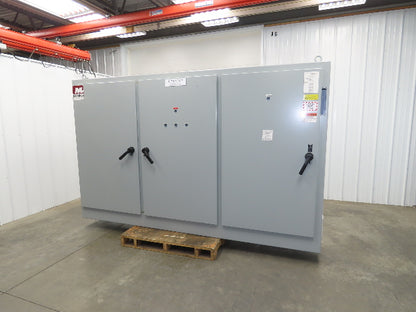 Hoffman A72XM3EW18FTCLP Free Standing Electrical Enclosure 3 Door 72x119x18"