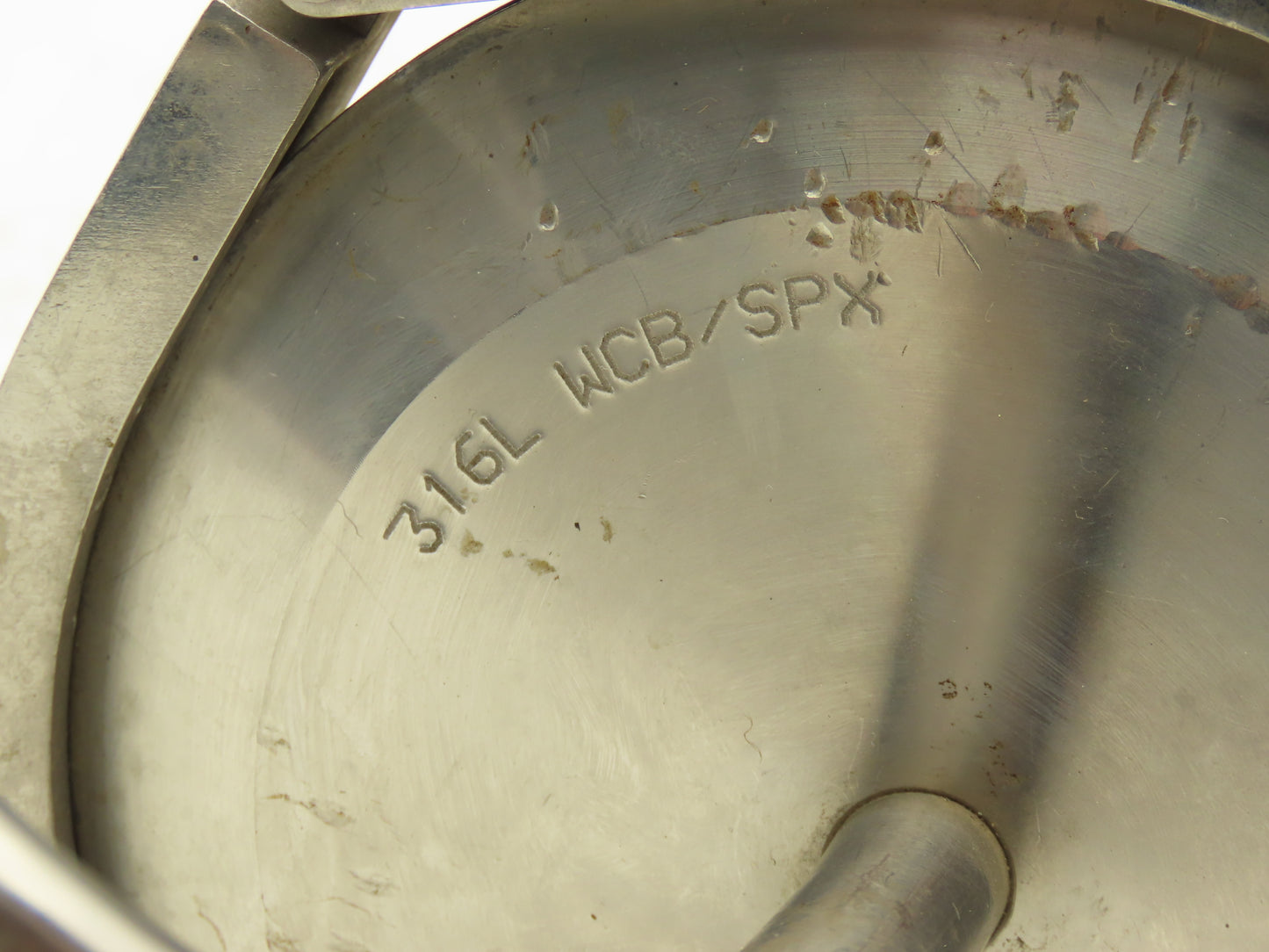 316L Stainless Sanitary Basket Strainer 1" Tri-Clamp Bottom Outlet 4.5"x 12"L