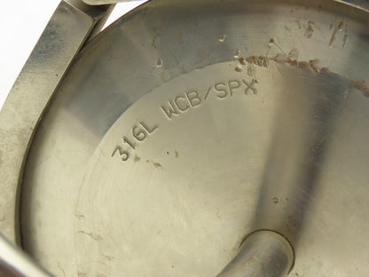 316L Stainless Sanitary Basket Strainer 1" Tri-Clamp Bottom Outlet 4.5"x 12"L